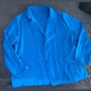 SHEIN Bright Blue Blazer